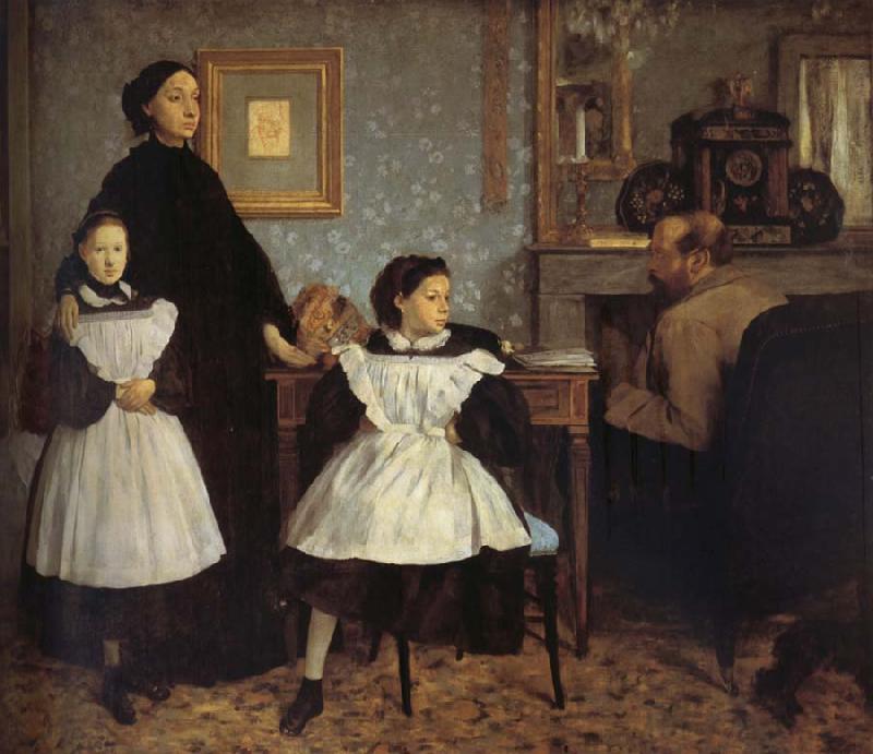 Edgar Degas The Bellini oil painting image